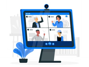 video call vector