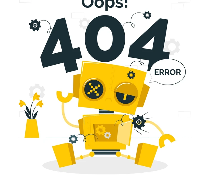 confused 404 robot