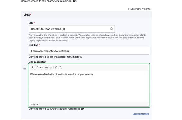 Work with Link Collection Lists | Digital Experience