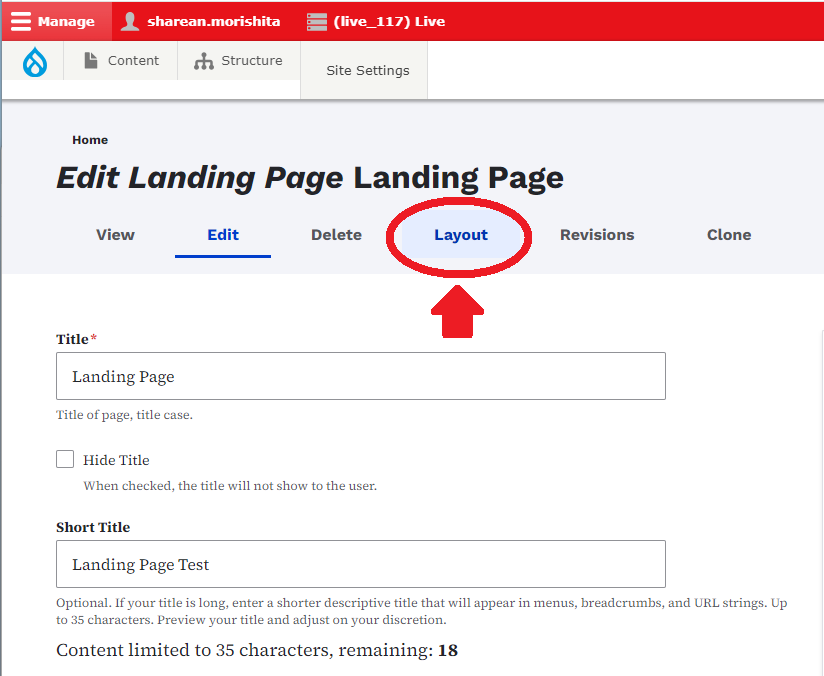 how to add microcontent to landing page