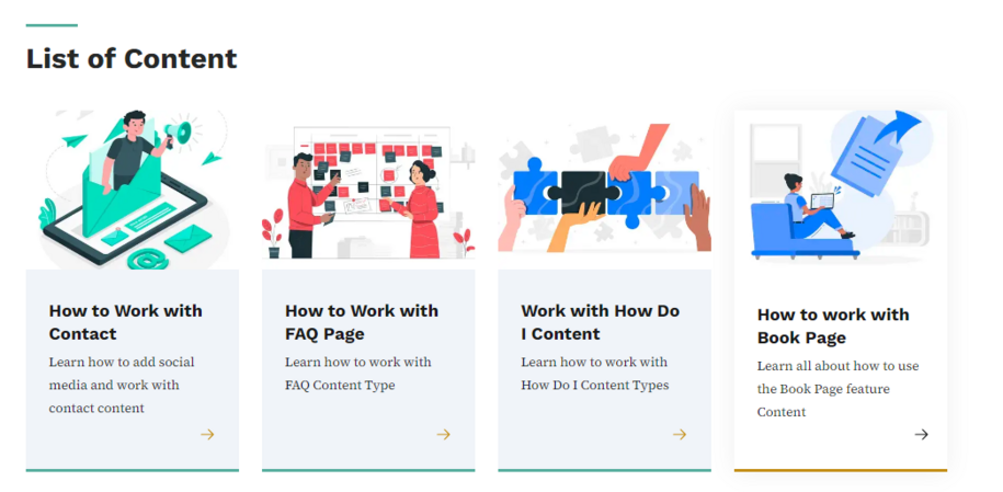 visual link collection example