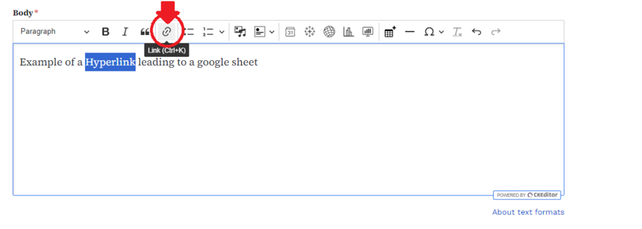 how to link to google documents
