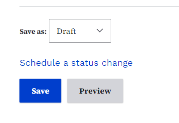 Example of how to schedule a publish date