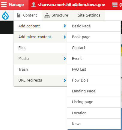 example of how to add primary contact