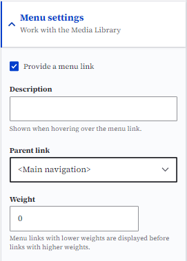 adding an orphaned page to a menu