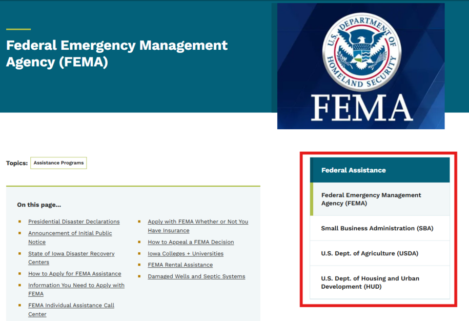 Web page screenshot