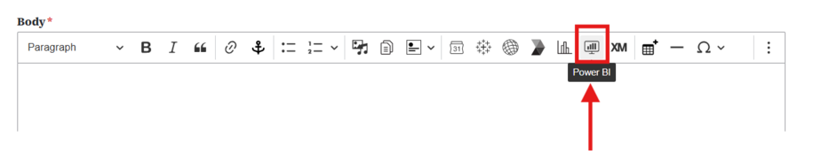 Adding Power BI example