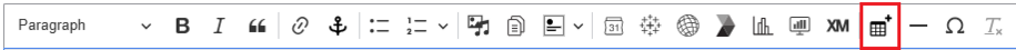 Add a table screenshot