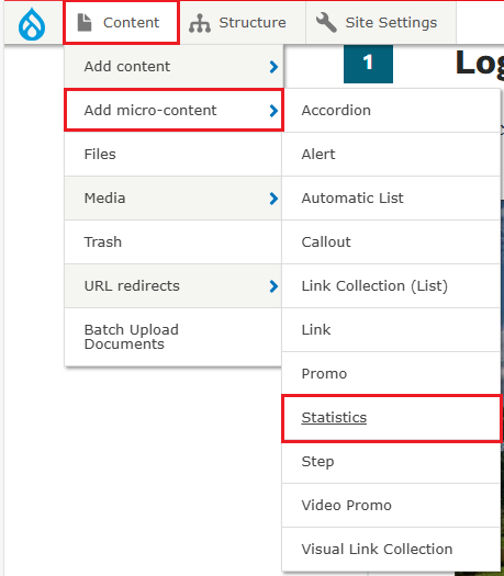 How to add statistics