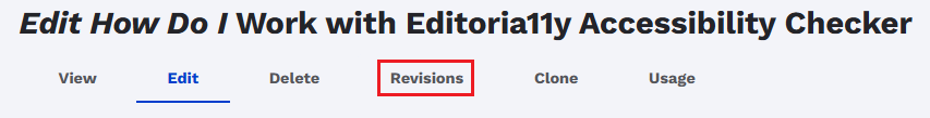 revisions link