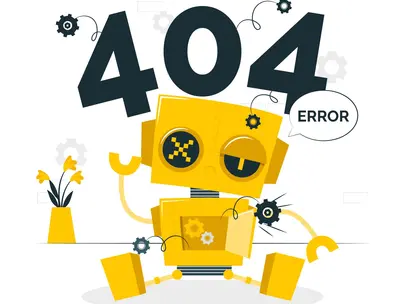 confused 404 robot