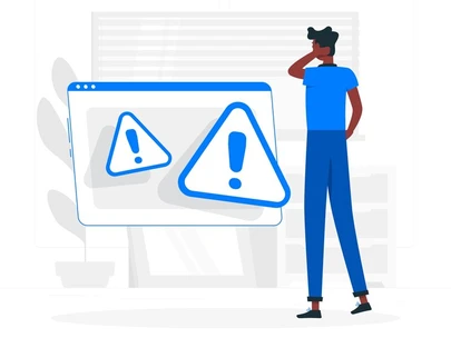 Illustration example of alert from freepik